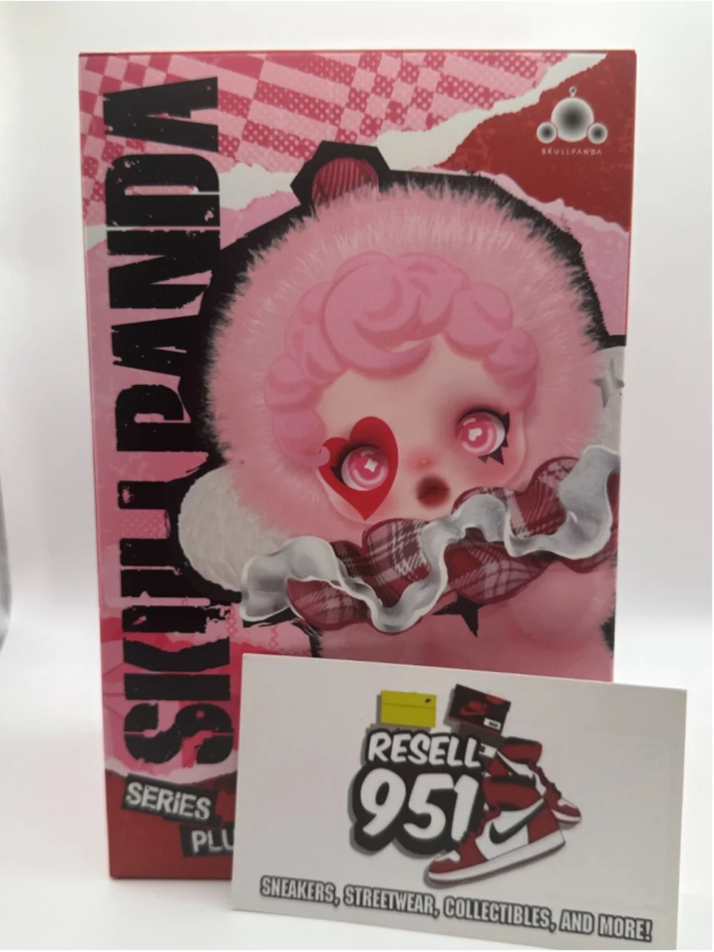 Pop Mart Skull Panda Winter Symphony Series Plush Keychain Rock Figure